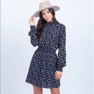 Everly Navy Floral Dress